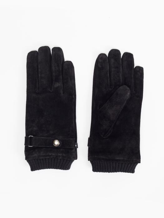 Pánske rukavice prírodná koža LEO 906